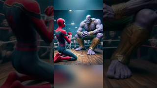 Thanos and spiderman ki fight 🤯kon jeetega 😎viralshortsaiavengers [upl. by Godding]