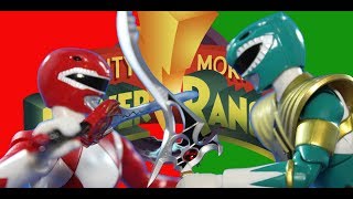 POWER RANGERS  THE WRATH OF ZORDON PT 1  RED RANGER VS GREEN RANGER STOP MOTION [upl. by Nocaed]