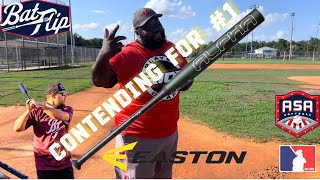 EASTON ALPHA ASAUSA SOFTBALL BAT BatFlipBP [upl. by Erena]