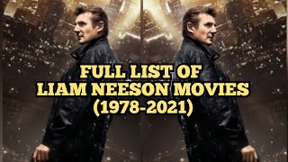 Liam Neeson  Filmography 19782022 [upl. by Huskey]