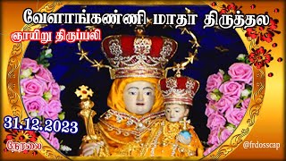 🔴 Live  31 December 2023  Vailankanni Shrine Basilica  Sunday Mass  Tamil Mass [upl. by Eduam644]