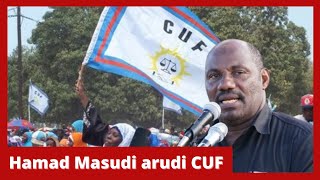 Hamad Masoud arejea CUF kwa matarumbeta [upl. by Reece579]