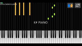 Xomu  Lanterns Easy Piano Tutorial  short amp easy piano Tutorial [upl. by Reham707]