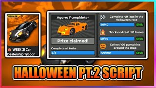 🎃 WEEK 2 Car Dealership Tycoon Script  HALLOWEEN PART 2 [upl. by Burwell]