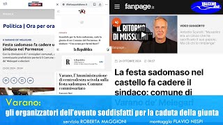 Varano gli organizzatori dell’evento soddisfatti per la caduta della giunta [upl. by Stillmann]