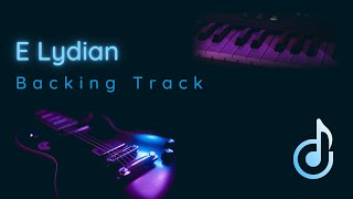 E Lydian  Dreamy backing track for guitar [upl. by Ehrenberg]