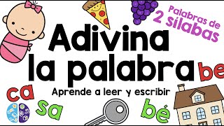 Adivina la palabra  Empieza con y termina con  Ejercicio para Aprender a leer y escribir  Minders [upl. by Irelav133]