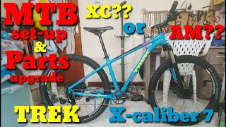 Trek X Caliber 7  MTB SETUP AND PARTS UPGRADE [upl. by Otilia]