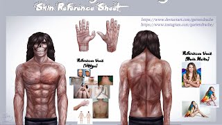 SPEEDPAINT Skin Reference Sheet  Creepypasta  Jeff The Killer [upl. by Coats]