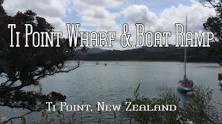 Ti Point Wharf and Boat Ramp  Ti Point New Zealand [upl. by Leima135]