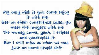 Nicki Minaj  Dear Old Nicki Lyrics Video [upl. by Danna396]