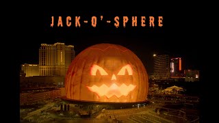 JackOLantern Halloween Pumpkin display Sphere Las Vegas 2024 [upl. by Roseanna]