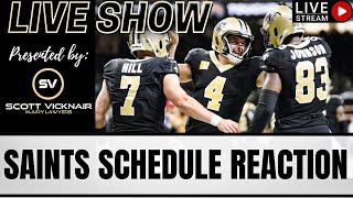 SAINTS SCHEDULE REACTION [upl. by Jenifer]