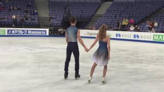 ISU WC 2017 Ice Dance Practice  Gabriella Guillaume [upl. by Milzie]