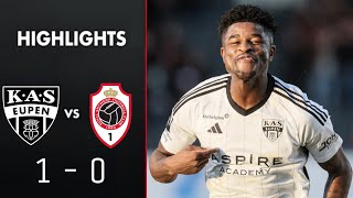 KAS Eupen vs Royal Antwerp FC 10 Highlights  Eupen  Antwerp  Jupiler Pro League 2024 D1A [upl. by Humfrid]