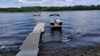 Candock Modular Dock with Dock Edge Mooring Whips Premium [upl. by Jeannine]