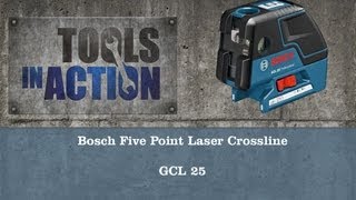 Bosch GCL 25 FivePoint Laser with CrossLine [upl. by Eckel]