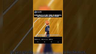 NISHINOYA show his realpower haikyuu animeedit anime animememe volleyball hinata karasuno [upl. by Madden]