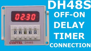 DIY Time Delay Relay  How to Connect a DH48S [upl. by Ashatan]