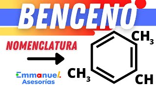 NOMENCLATURA DEL BENCENO Ejercicios con Compuestos Aromáticos emmanuelasesorias quimica clases [upl. by Klayman]