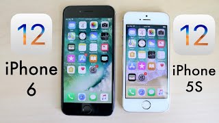 iPHONE 5S Vs iPHONE 6 On iOS 12 Speed Comparison [upl. by Ilatan]