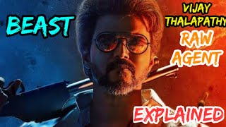 Beast RAW movie explained in hindi vijay thalapathy and pooja hegde movie thalapathy as raw agent [upl. by Ogdan]