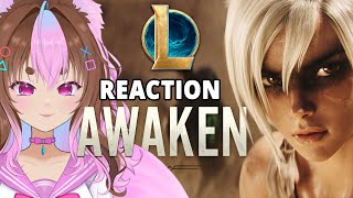 FIRST TIME REACTION  Awaken League Of Legends Cinematic Blew Me Away [upl. by Sucram]