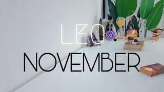 Leo ♌️ NOVEMBER  They Are Obsessing Over You amp They Plan To Continue That  Leo Tarot Reading [upl. by Folly86]