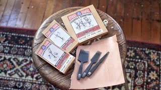 We Made French Style Leather Stitching Chisels [upl. by Enoch]