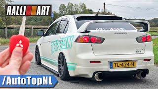 Mitsubishi Lancer Ralliart REVIEW on AUTOBAHN by AutoTopNL [upl. by Hahcim]