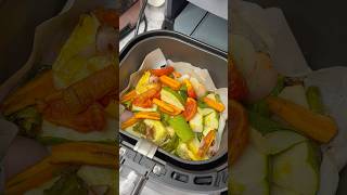 Creamy Pasta in AirFryer with Hidden Veggies healthyrecipes airfryer airfryerrecipes [upl. by Esmaria]