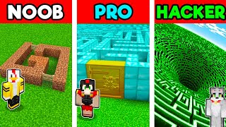 MINECRAFT LABERINTO NOOB vs PRO vs HACKER 😱😂 ACENIX vs INVICTOR vs RIUS [upl. by Nava]