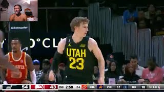 LAURI FOR MIP JAZZ at HAWKS  NBA FULL GAME HIGHLIGHTS  REACTION [upl. by Darraj43]