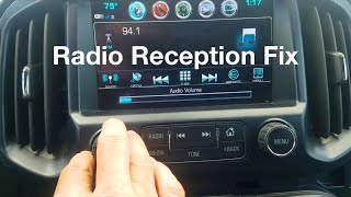 Bad radio Reception Fix Chevrolet Colorado [upl. by Nahtanoj339]