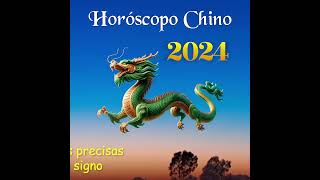 HORÓSCOPO CHINO 2024 horoscopo tarot zodiacochino horoscopochino predicciones2024 [upl. by Gierk]