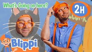 Halloween Pumpkin Farm  Playgorund Fun  Blippi and Meekah Best Friend Adventures  3 Hours [upl. by Kelwunn]