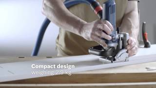 Bosch GFF 22 A Professional Biscuit Jointer [upl. by Ariom]