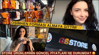 OSIMHEN FORMASI YAPTIRMAYA GİTTİM  GS STORE ZİYARETİ  BAŞKA HANGİ ÜRÜNLERİ ALDIM  FORMA VLOG [upl. by Enyrehtac126]