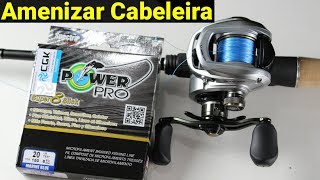 Método Fácil Como colocar Linha Multifilamento na Carretilhacomo amarrar linha na carretilha pesca [upl. by Yelrihs]