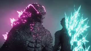 EVOLVED GODZILLA VS GODZILLA MINUS ONE  BLENDER ANIMATION [upl. by Alisha]