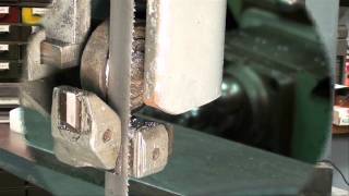 Machine Shop Tips 43 Part 4 Vertical Bandsaw tubalcain [upl. by Ettenyar475]