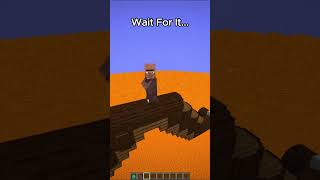 Can villager Complete this Parkour shorts minecraft [upl. by Assirt41]