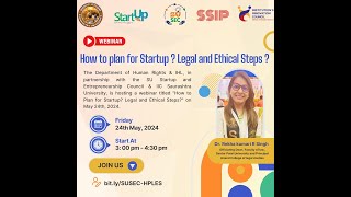 How to plan for Startup and legal amp Ethical Steps [upl. by Imoen908]