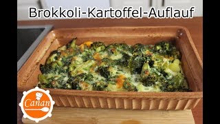 BROKKOLIKARTOFFELAUFLAUF auf türkische Art  schnell lecker und richtig gesund Canans Rezepte [upl. by Auhso]