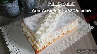 Millefoglie con crema al mascarpone [upl. by Jaquenette]