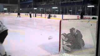 Andreas Athanasiou Trick Shots  NHL RampD Camp [upl. by Viveca]