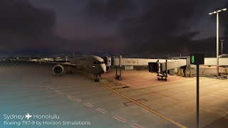 Microsoft Flight Simulator  Sydney  Honolulu  Boeing 7879 [upl. by Sibyl]