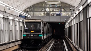 LIGNE 4 DU MÉTRO PARIS À BAGNEUX  NOUVEAU PROLONGEMENT [upl. by Kreegar]