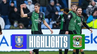 Sheffield Wednesday v Coventry City highlights [upl. by Allehcram965]