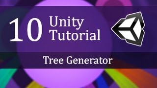 10 Unity Tutorial Tree Generator  Create a Survival Game [upl. by Vaden]